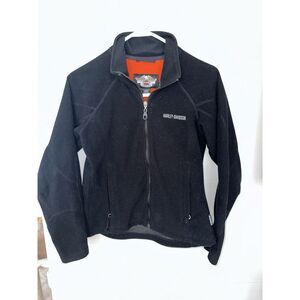 harley davidson windstopper fleece full zip jacket‎ Mens XS Or Women's M